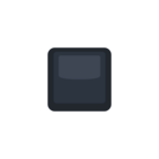 ▪ Facebook / Messenger «Black Small Square» Emoji