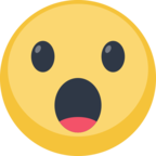 😮 Facebook / Messenger «Face With Open Mouth» Emoji