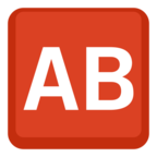 🆎 Facebook / Messenger «Ab Button (blood Type)» Emoji