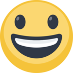 😃 Facebook / Messenger «Smiling Face With Open Mouth» Emoji