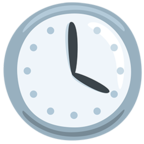 🕓 Facebook / Messenger «Four O’clock» Emoji - Messenger Application version