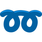 ➿ Facebook / Messenger «Double Curly Loop» Emoji - Messenger Application version