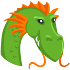 🐲 Facebook / Messenger «Dragon Face» Emoji - Messenger Application version