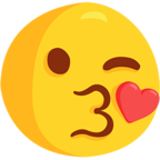 😘 Facebook / Messenger «Face Blowing a Kiss» Emoji - Messenger Application version