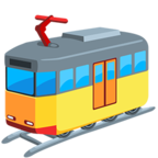 🚈 Facebook / Messenger «Light Rail» Emoji - Messenger Application version