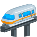 🚝 Facebook / Messenger «Monorail» Emoji - Messenger Application version