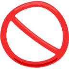 🚫 Facebook / Messenger «Prohibited» Emoji - Messenger Application version