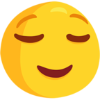 😌 Facebook / Messenger «Relieved Face» Emoji - Messenger Application version