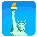 🗽 Facebook / Messenger «Statue of Liberty» Emoji - Messenger Application version