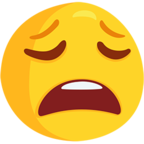 😩 Facebook / Messenger «Weary Face» Emoji - Messenger Application version