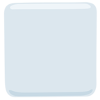 ⬜ Facebook / Messenger «White Large Square» Emoji - Messenger Application version