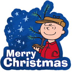 A Charlie Brown Xmas stickers