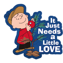 A Charlie Brown Xmas sticker #08