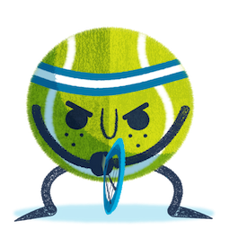 Ace, la estrella del tenis sticker #10