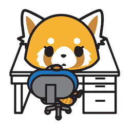 Aggretsuko sticker #02