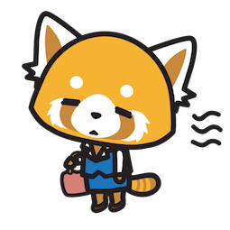 Aggretsuko sticker #08