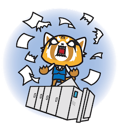 Aggretsuko sticker #09