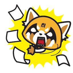 Aggretsuko sticker #12