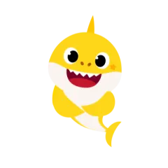 Baby Shark sticker #4 - download as WEBP.