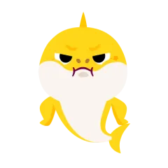 Baby Shark sticker #10 - download as WEBP.