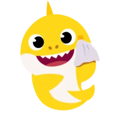 Baby Shark sticker #18 - download as WEBP.