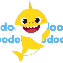 Baby Shark sticker #21 - download as WEBP.