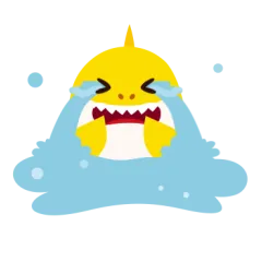 Baby Shark sticker #23 - download as WEBP.