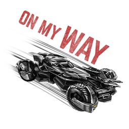 Batman V Superman sticker #02