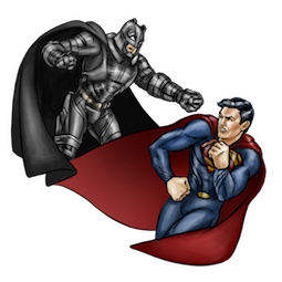 Batman V Superman sticker #10