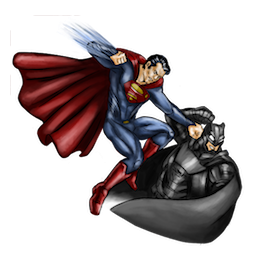 Batman V Superman sticker #15