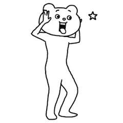 Betakkuma sticker #23 - download as WEBP.