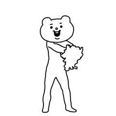 Betakkuma's Sports Frenzy sticker #17 - frame 9 of 60.