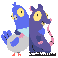 Bird Brained Aufkleber #2