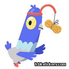 Bird Brained Aufkleber #3