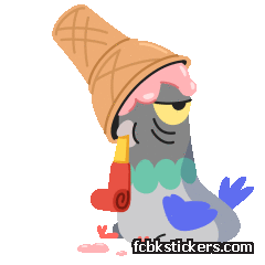Bird Brained Aufkleber #4