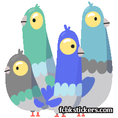 Bird Brained Aufkleber #6