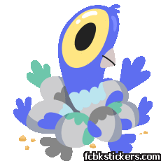 Bird Brained Aufkleber #7