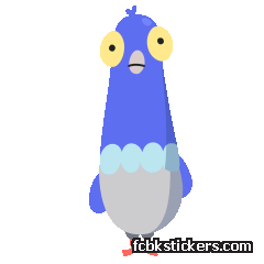 Bird Brained Aufkleber #9