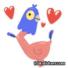 Bird Brained Aufkleber #10