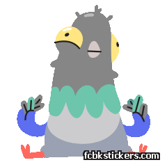 Bird Brained Aufkleber #17