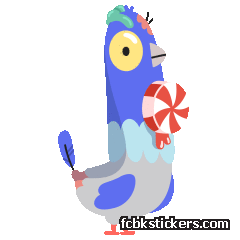 Bird Brained Aufkleber #20