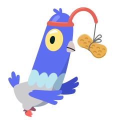 Bird Brained sticker #03