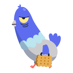 Bird Brained sticker #05