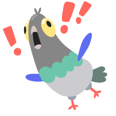 Bird Brained sticker #08