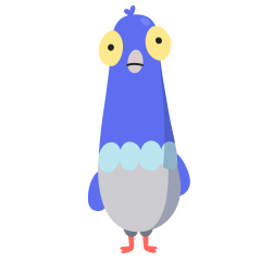 Bird Brained sticker #09