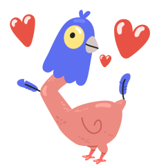 Bird Brained sticker #10