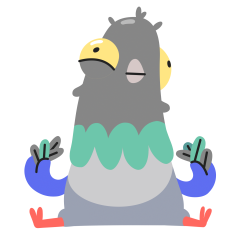 Bird Brained sticker #17