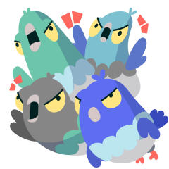 Bird Brained sticker #18