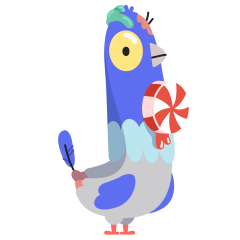 Bird Brained sticker #20
