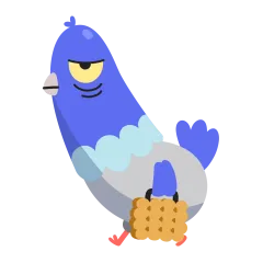 Bird Brained Sticker Nr.5 - herunterladen als WEBP.